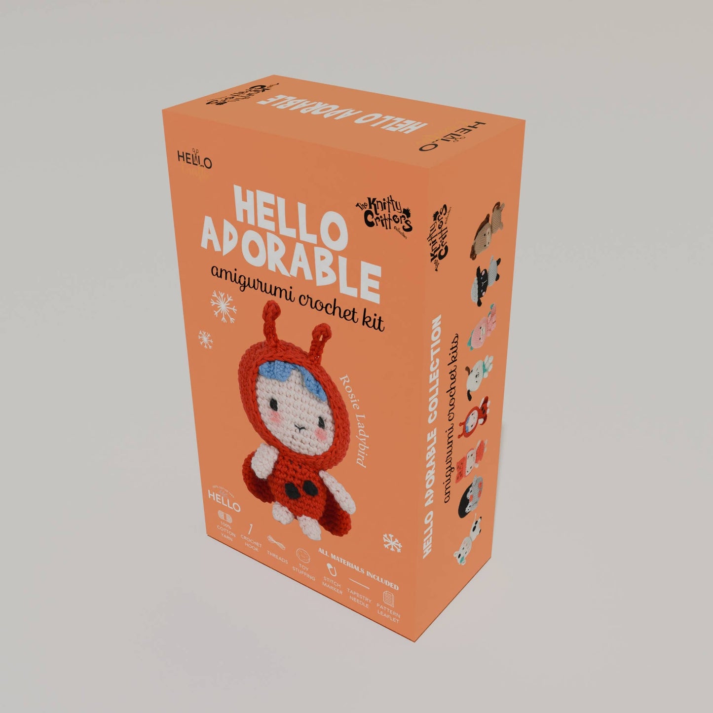 Knitty Critters Hello Adorable - Rosie Ladybird