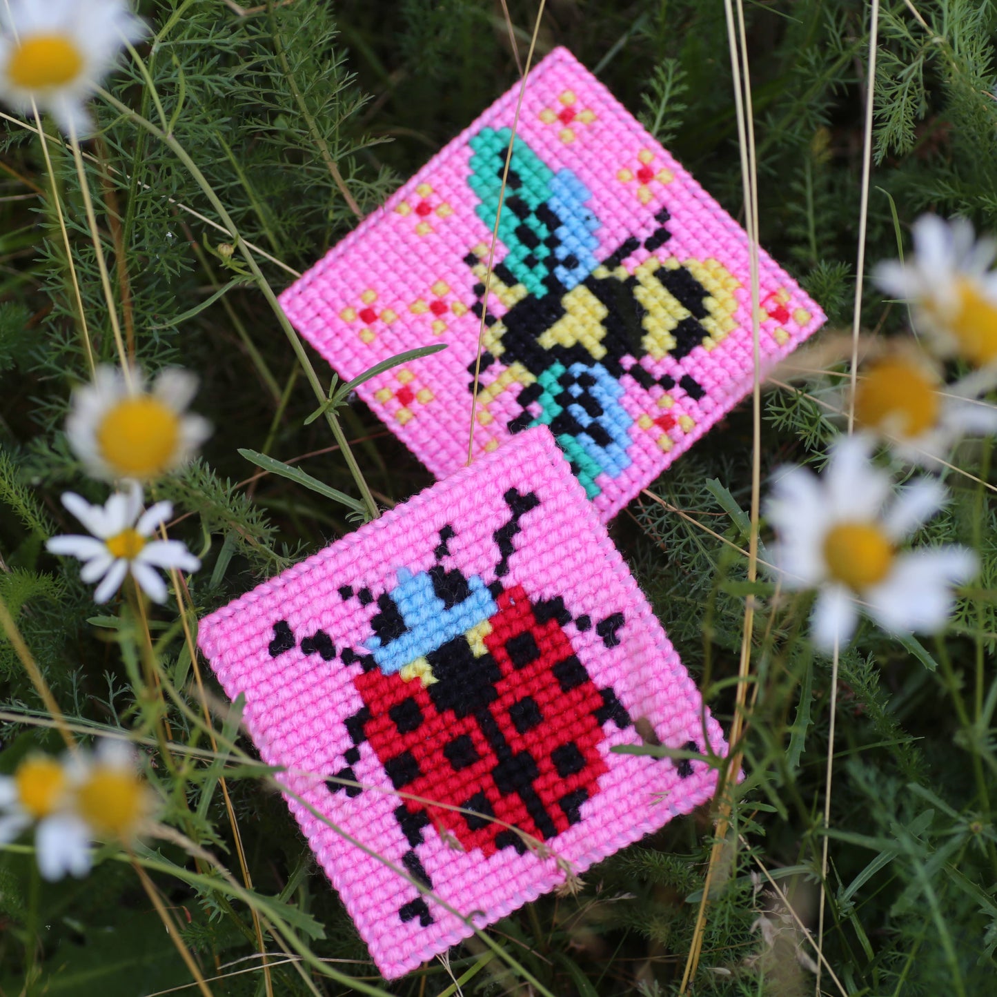 Royal Horticultural Society Mini Cross Stitch Kit Bugs