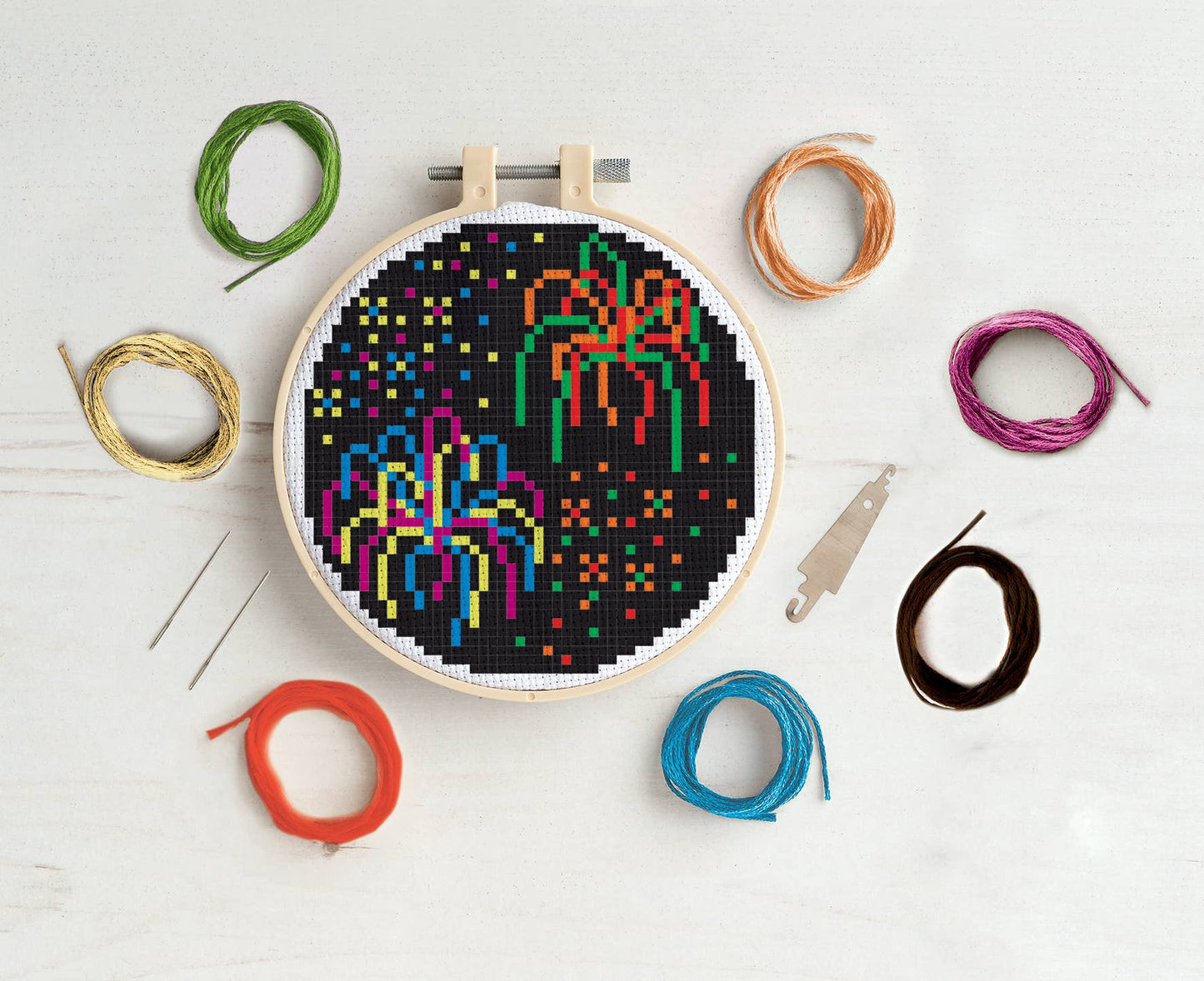 Simply Make Cross Stitch Kit - Fireworks