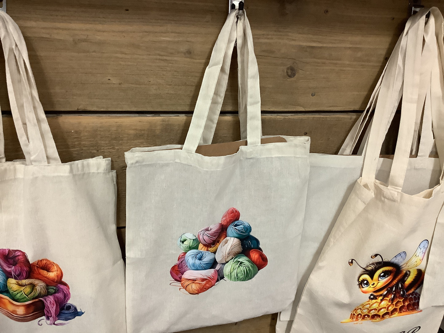 Handbag Canvas with design 15.5 inch x 15 inch