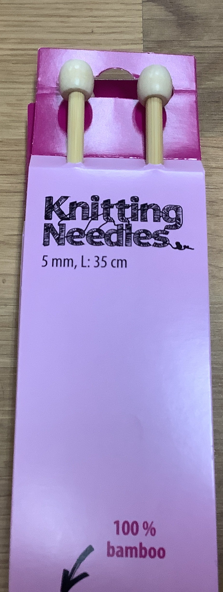 Wood Knitting Needles