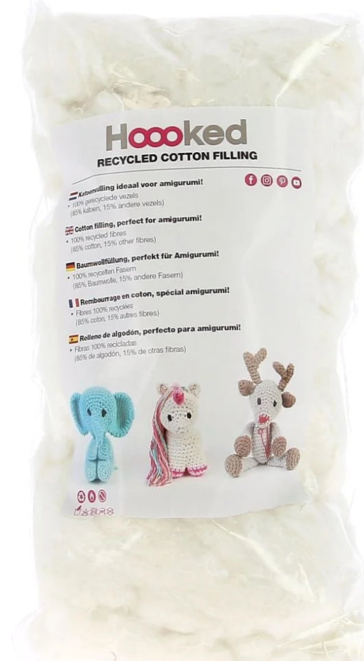 Toy Filling in Bags 3 types: (POLYESTER,Washable, OEKO , Non-Allergic, Lightweight),(100% Cotton), ( Recycled)