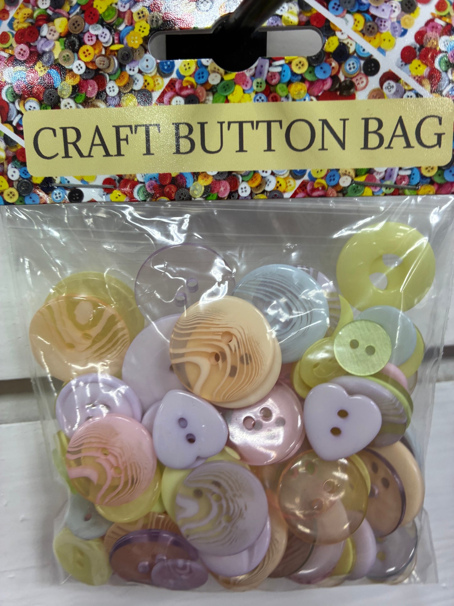 CRAFT BUTTON BAG-MIX