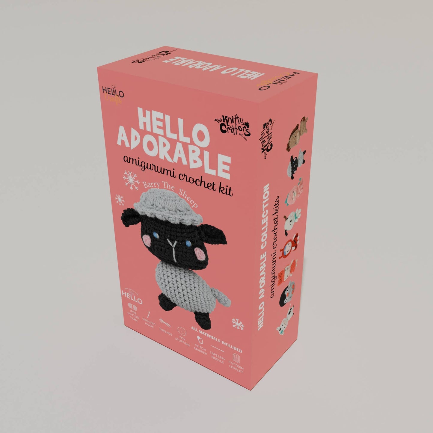 Knitty Critters Hello Adorable - Barry The Sheep