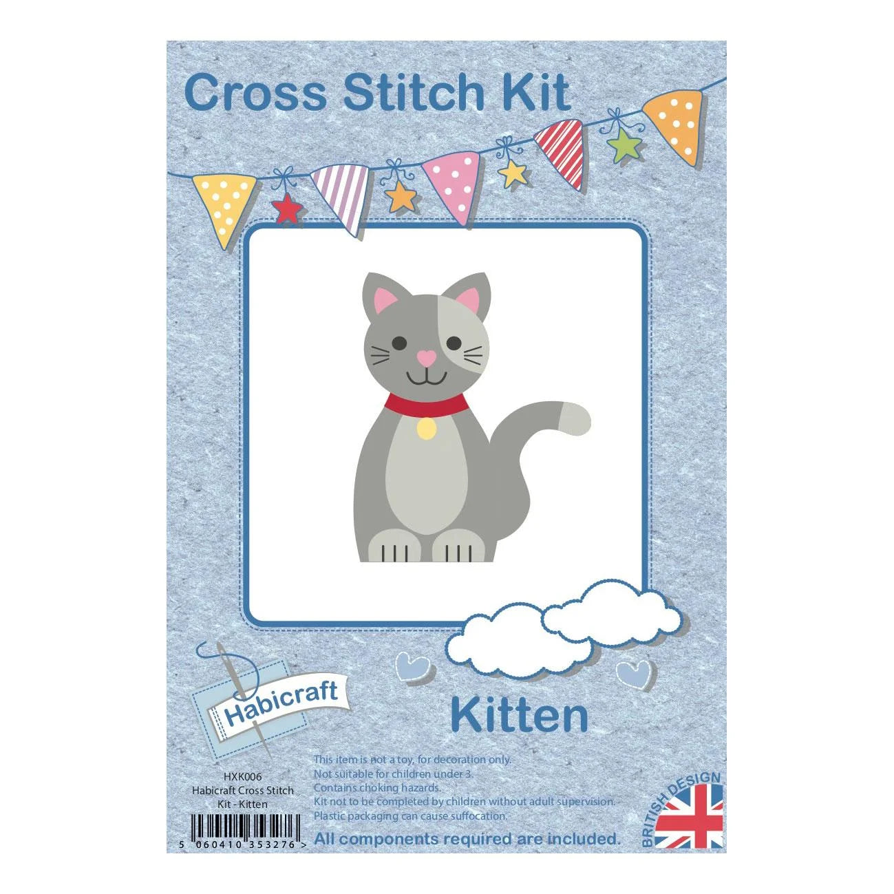 Habicraft - Cross Stitch Kit (EASY Big Aida NO HOOP NEEDED)