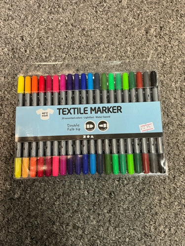 Textile markers 20