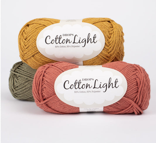 Drops Cotton Light 50g (50% Cotton, 50% Polyester)