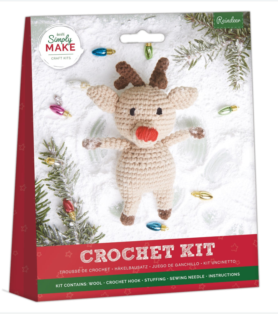Crochet kit (JT) Simply Make (Yarn-Crochet hook-stuffing-needle)