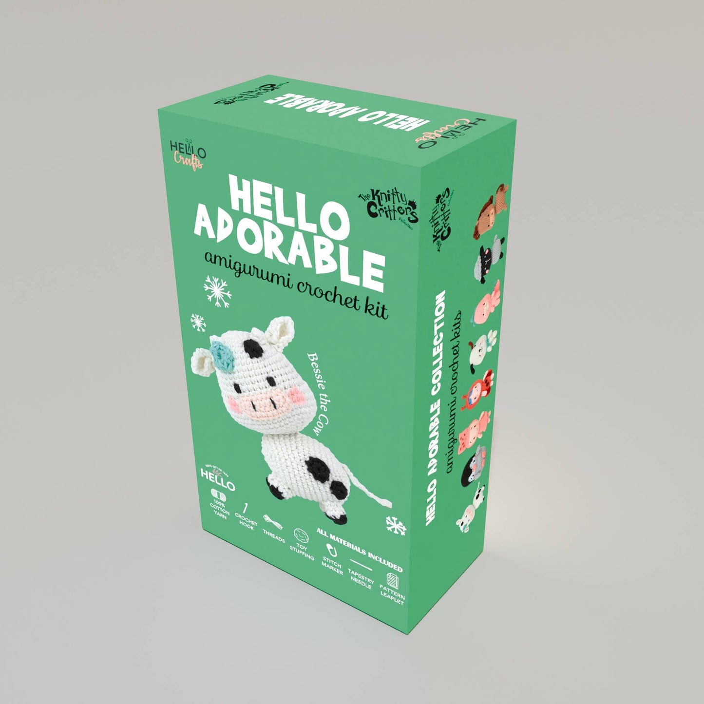 Knitty Critters Hello Adorable - Bessie The Cow