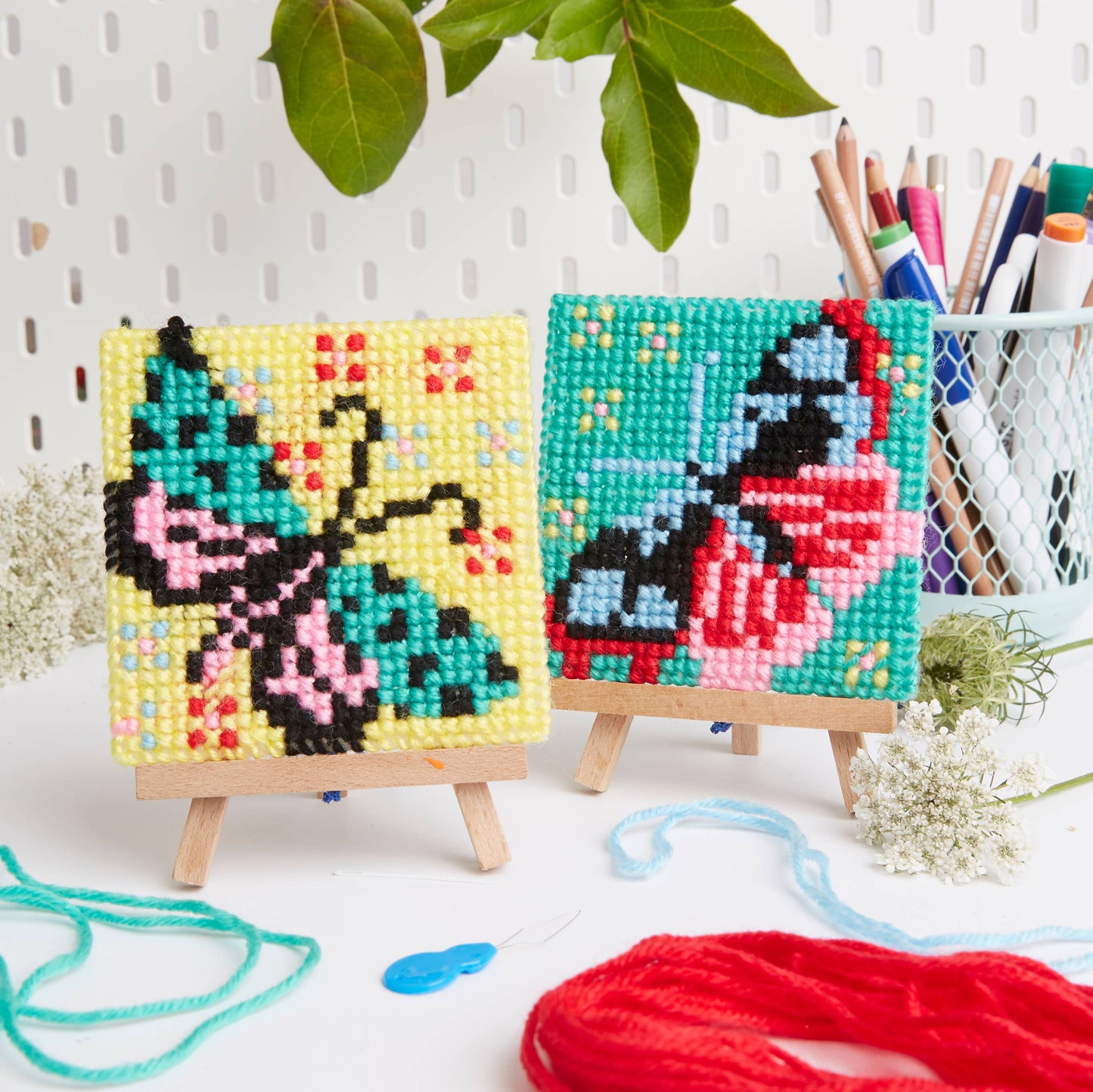 Royal Horticultural Society Mini Cross Stitch Butterflies