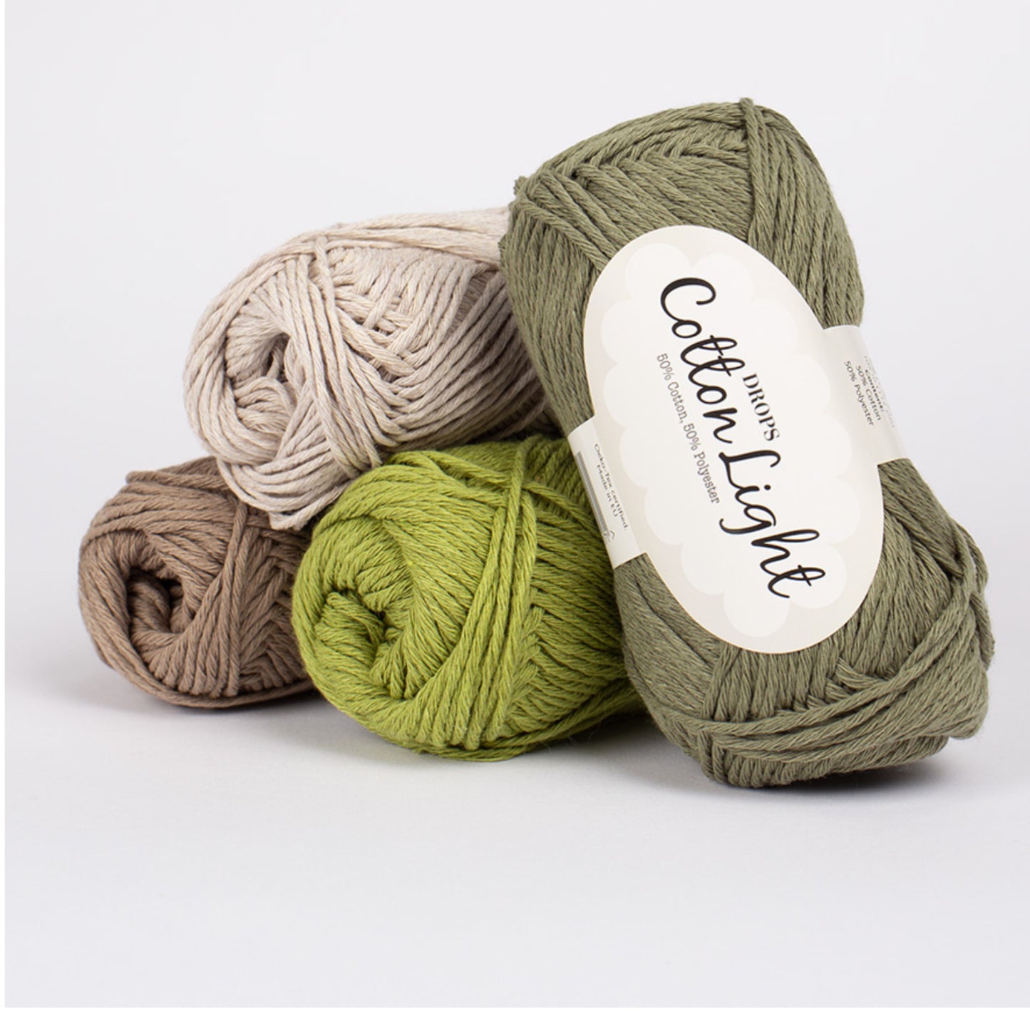 Drops Cotton Light 50g (50% Cotton, 50% Polyester)