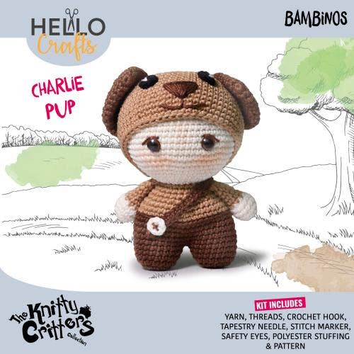 Knitty Critters - Bambino's - Charlie Pup