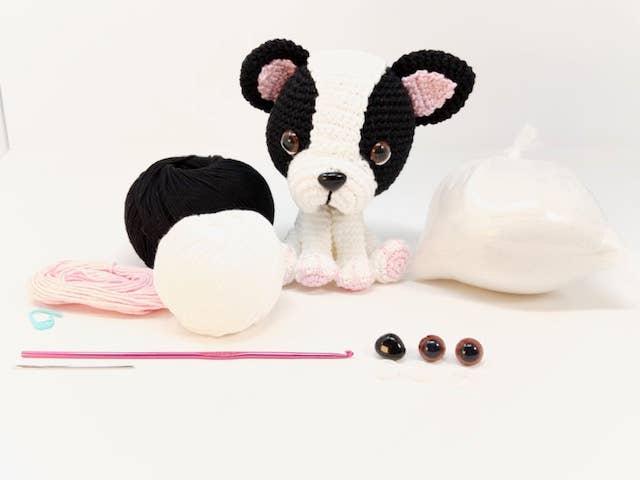 Knitty Critters - Pets - Pierre French Bulldog