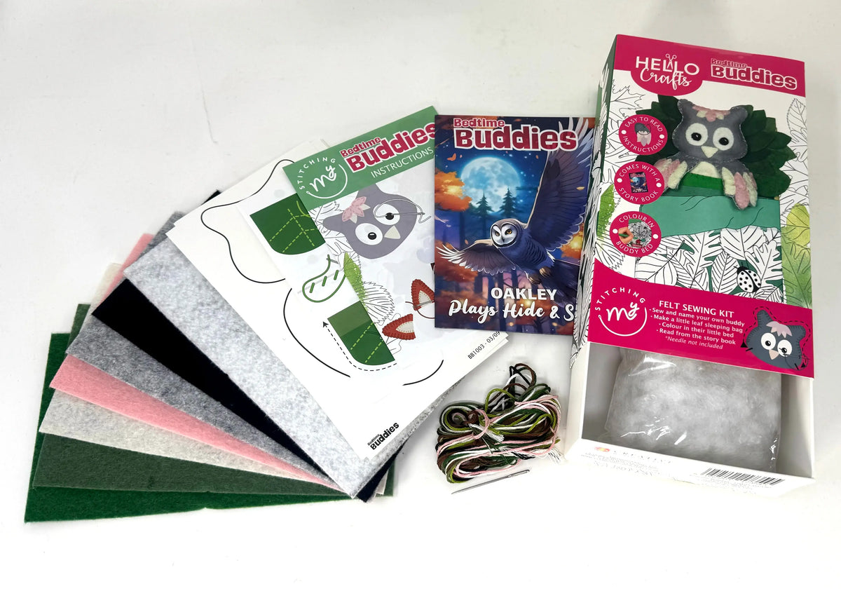 Bedtime Buddies Oakley the Owl Felt Craft & Sewing Kit