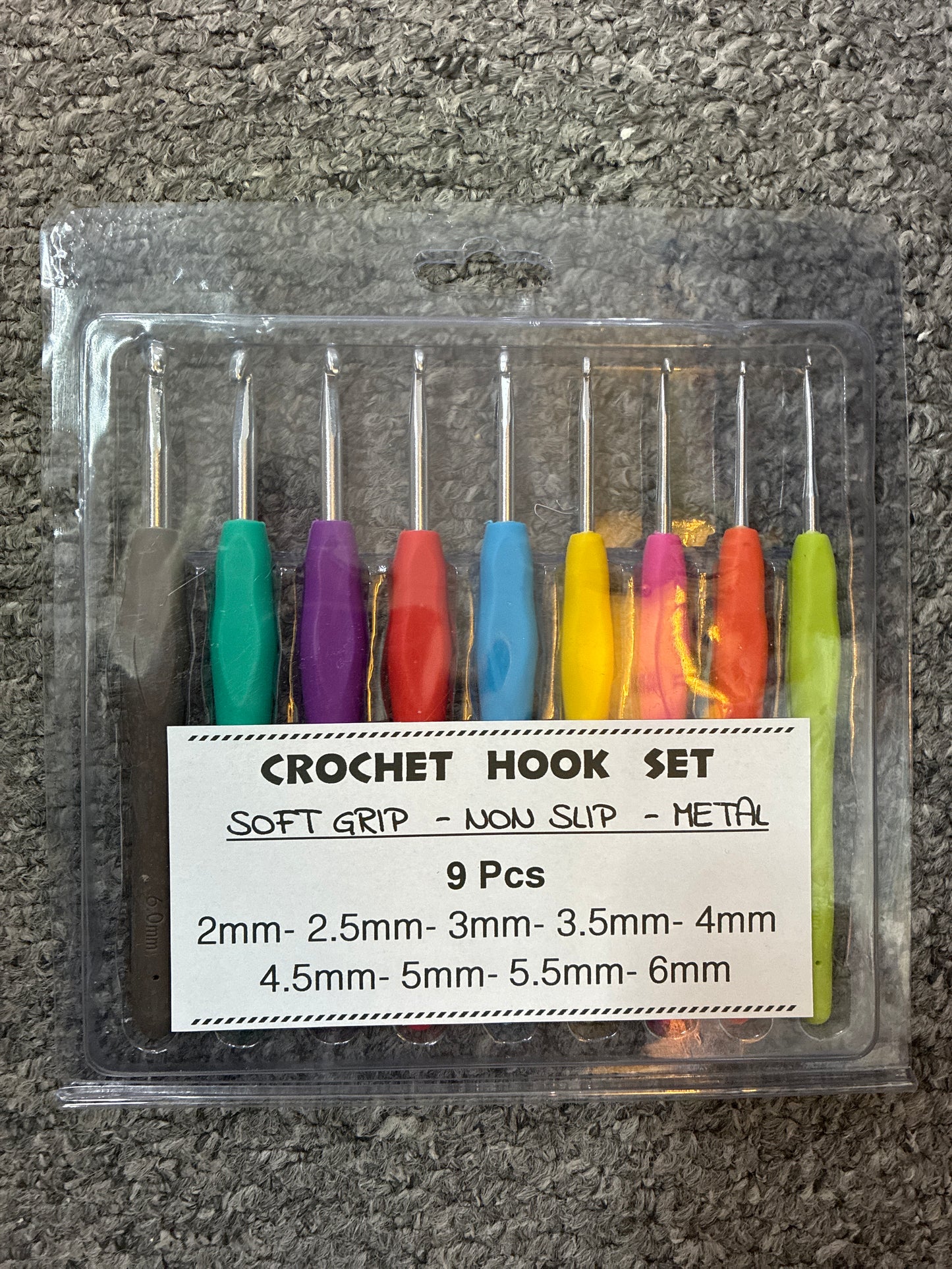 Crochet Hook set Soft Grip