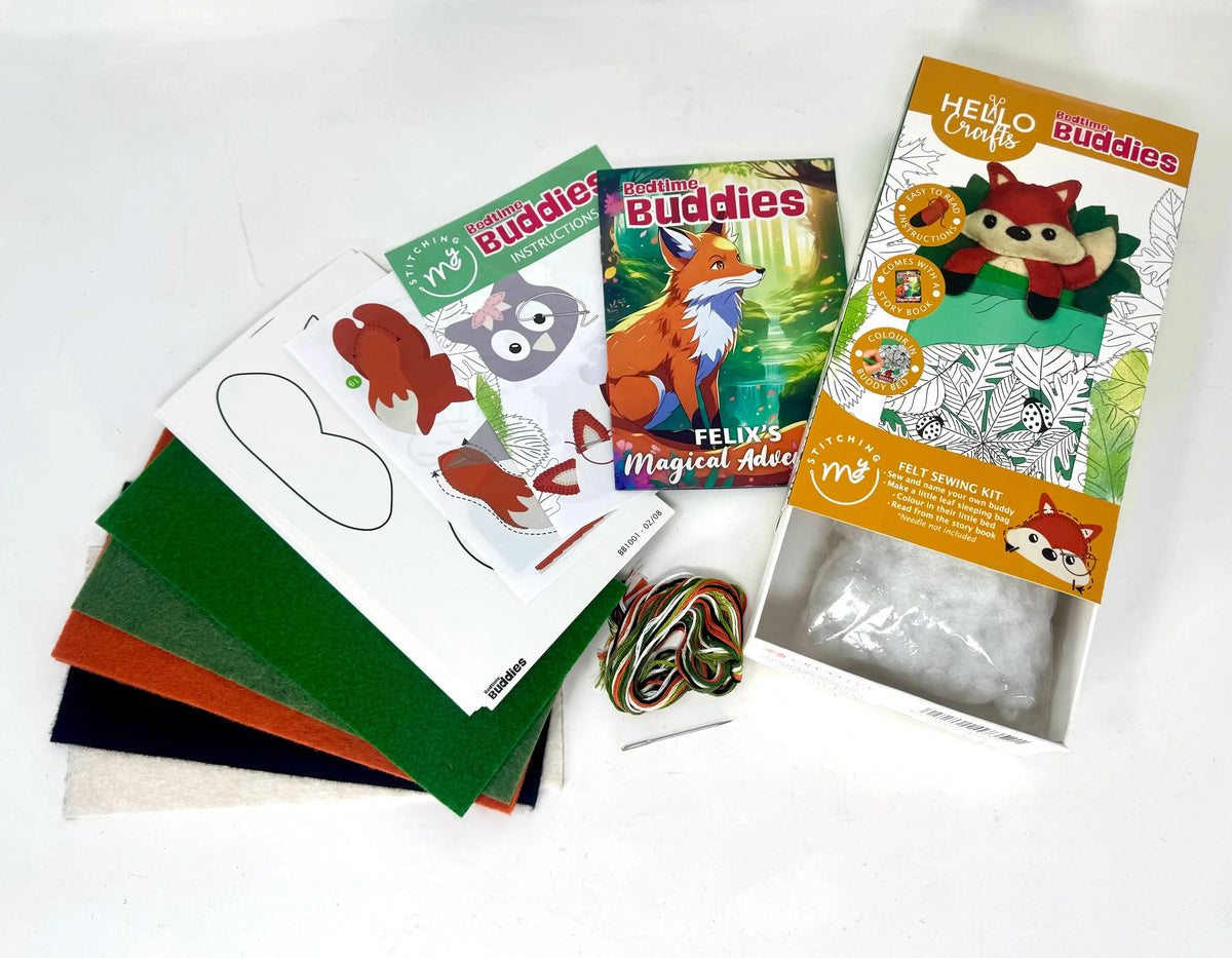 Bedtime Buddies Felix the Fox Felt Craft & Sewing Kit