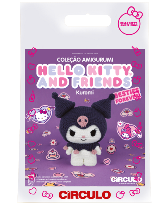 Hello Kitty and Friends® - Kuromi  DIY Amigurumi Crochet Kit