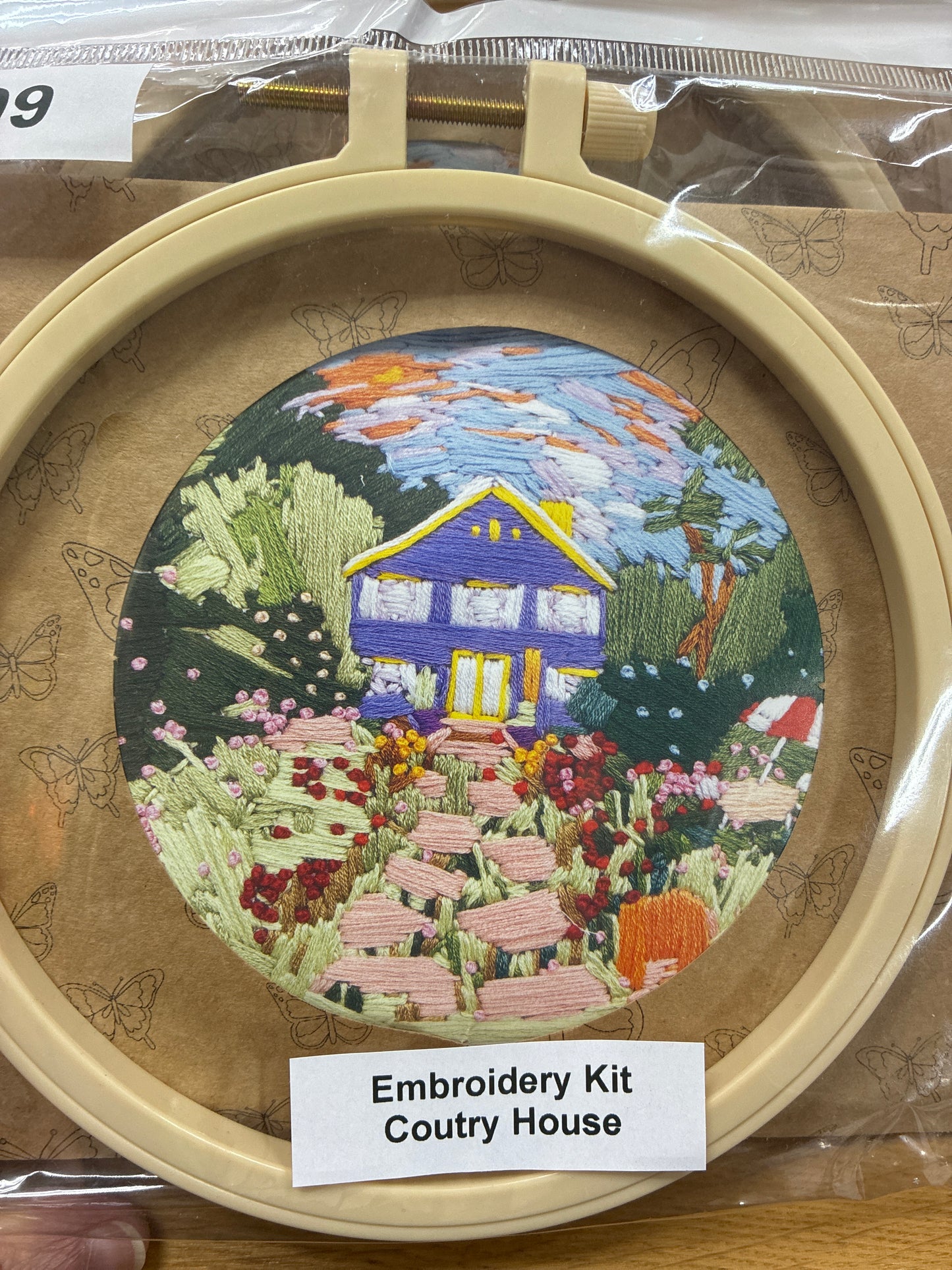 Embroidery Kit/ CROSS STITCH -All Printed design