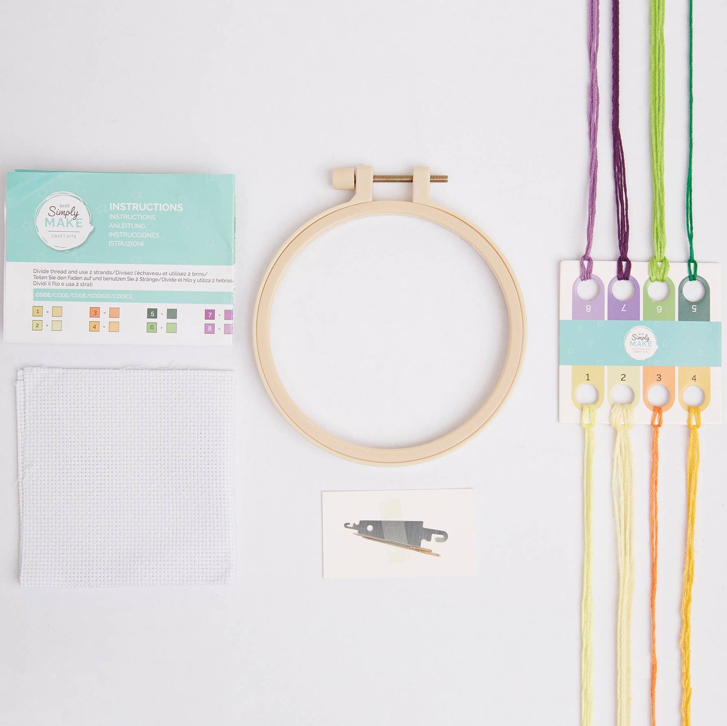 Simply Make Cross Stitch Craft Kit Daffodils & Crocus Design