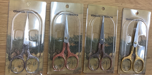 Metal decorative scissors needlework
