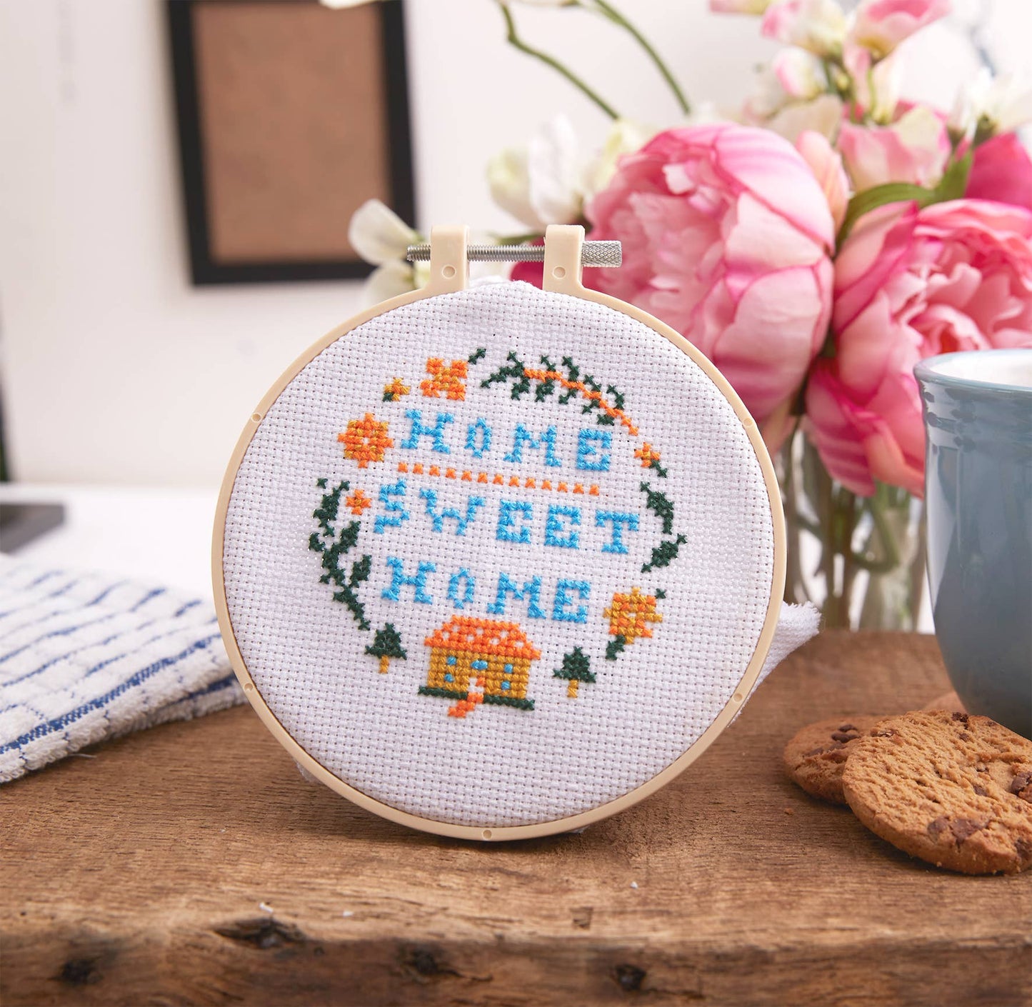 Simply Make Cross Stitch Kit - Home Sweet Home