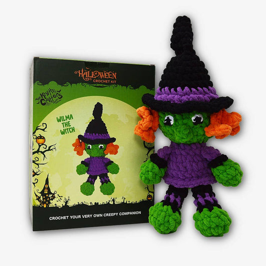 Knitty Critters - Halloween Crochet Kit - Wilma the Witch