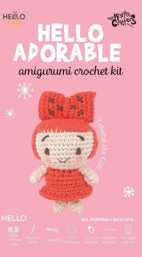 Knitty Critters Hello Adorable - Tabitha The Girl