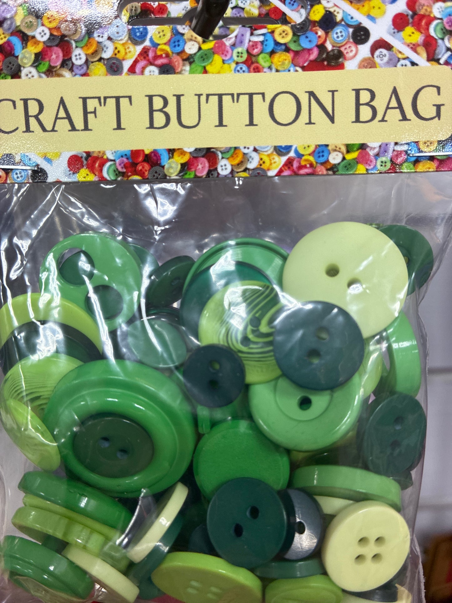 CRAFT BUTTON BAG-MIX