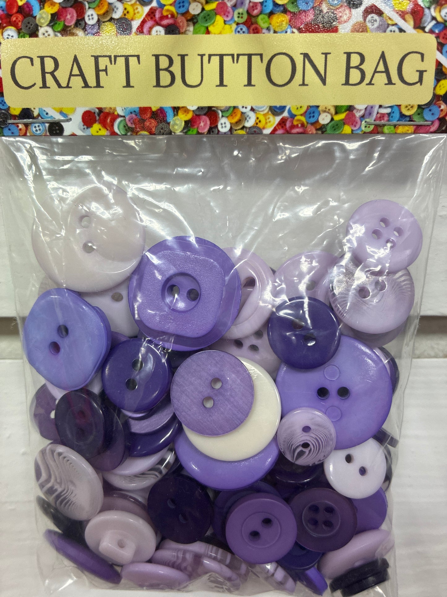 CRAFT BUTTON BAG-MIX