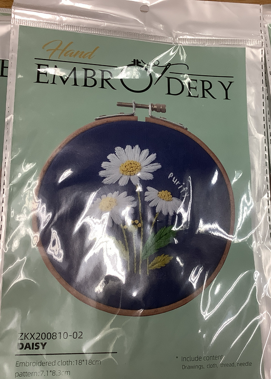 Embroidery (Hand) Flower kit