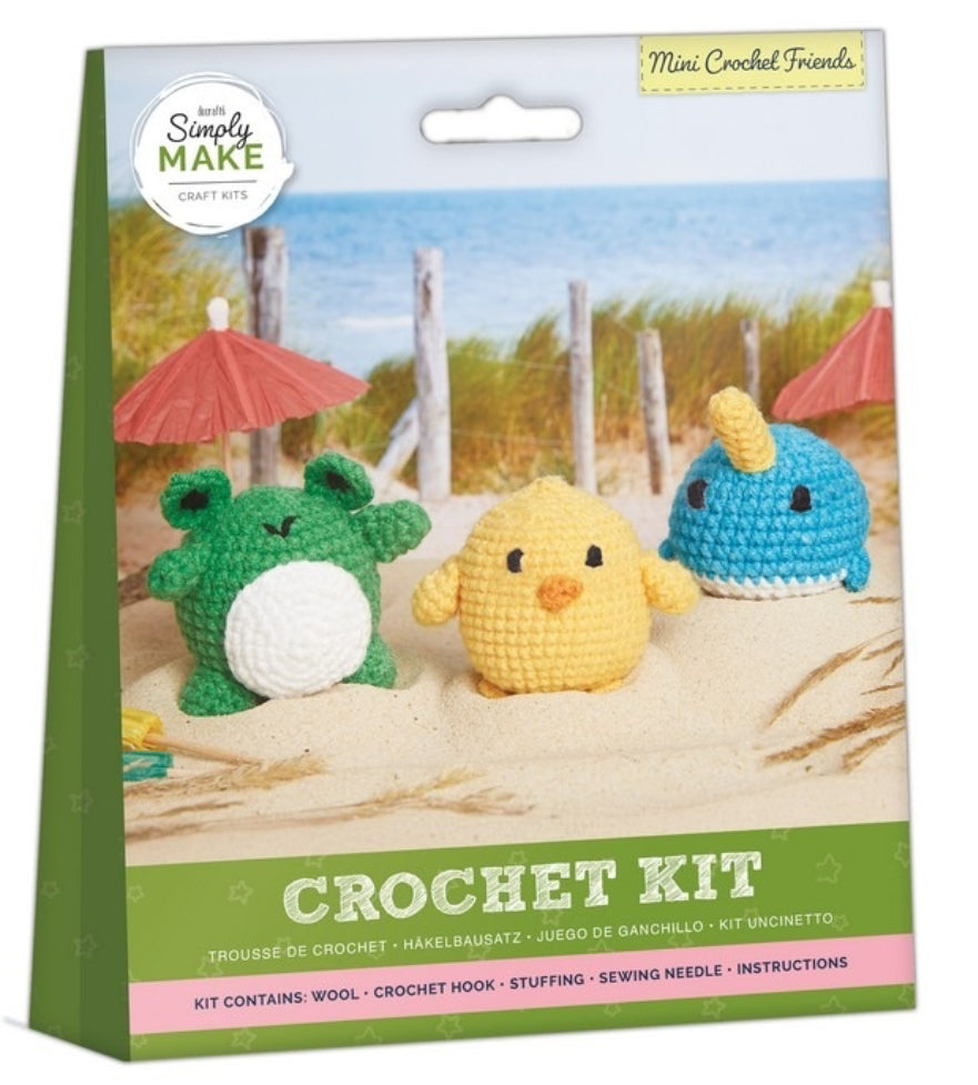 Crochet kit (JT) Simply Make (Yarn-Crochet hook-stuffing-needle)
