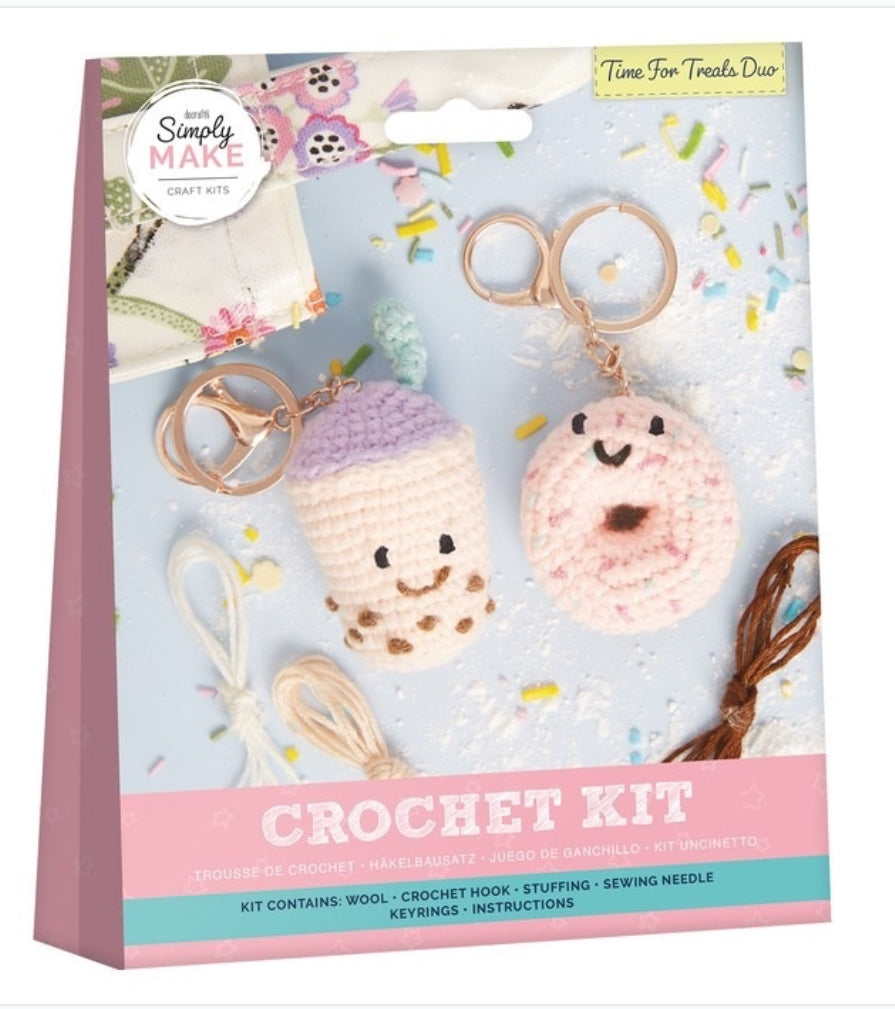 Crochet kit (JT) Simply Make (Yarn-Crochet hook-stuffing-needle)