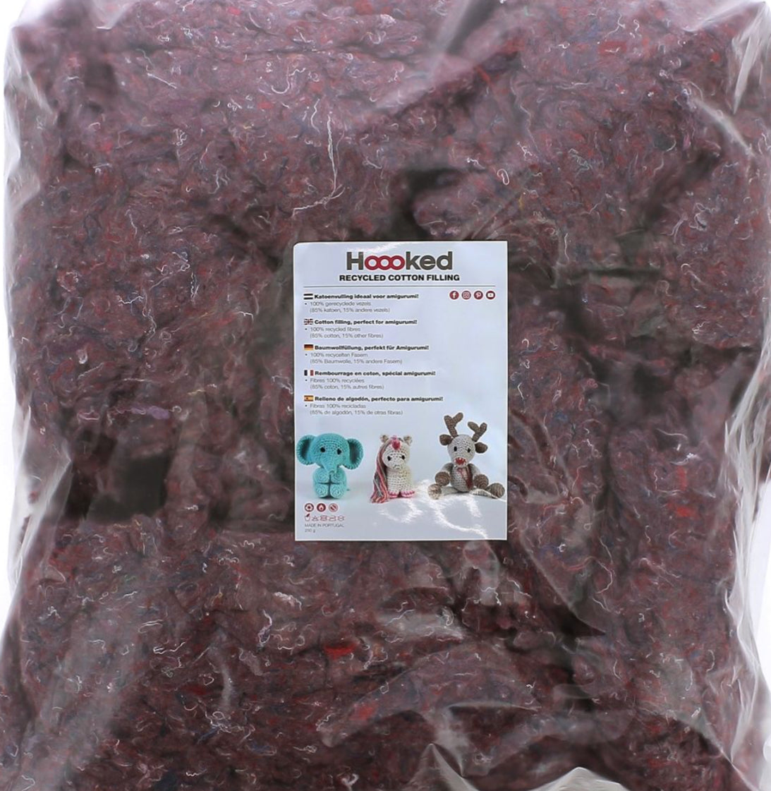 Toy Filling in Bags 3 types: (POLYESTER,Washable, OEKO , Non-Allergic, Lightweight),(100% Cotton), ( Recycled)