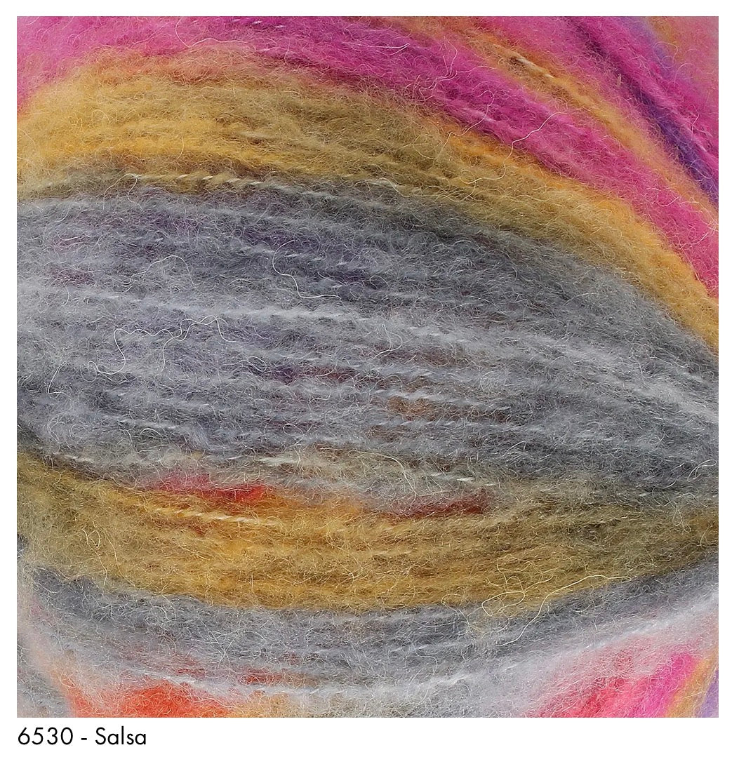 NEW! FLAIR King Cole Chunky(15%Mohair,12%Wool,15%Poly,57%Acrylic)100g HUGE YARDAGE 350yds/320M !