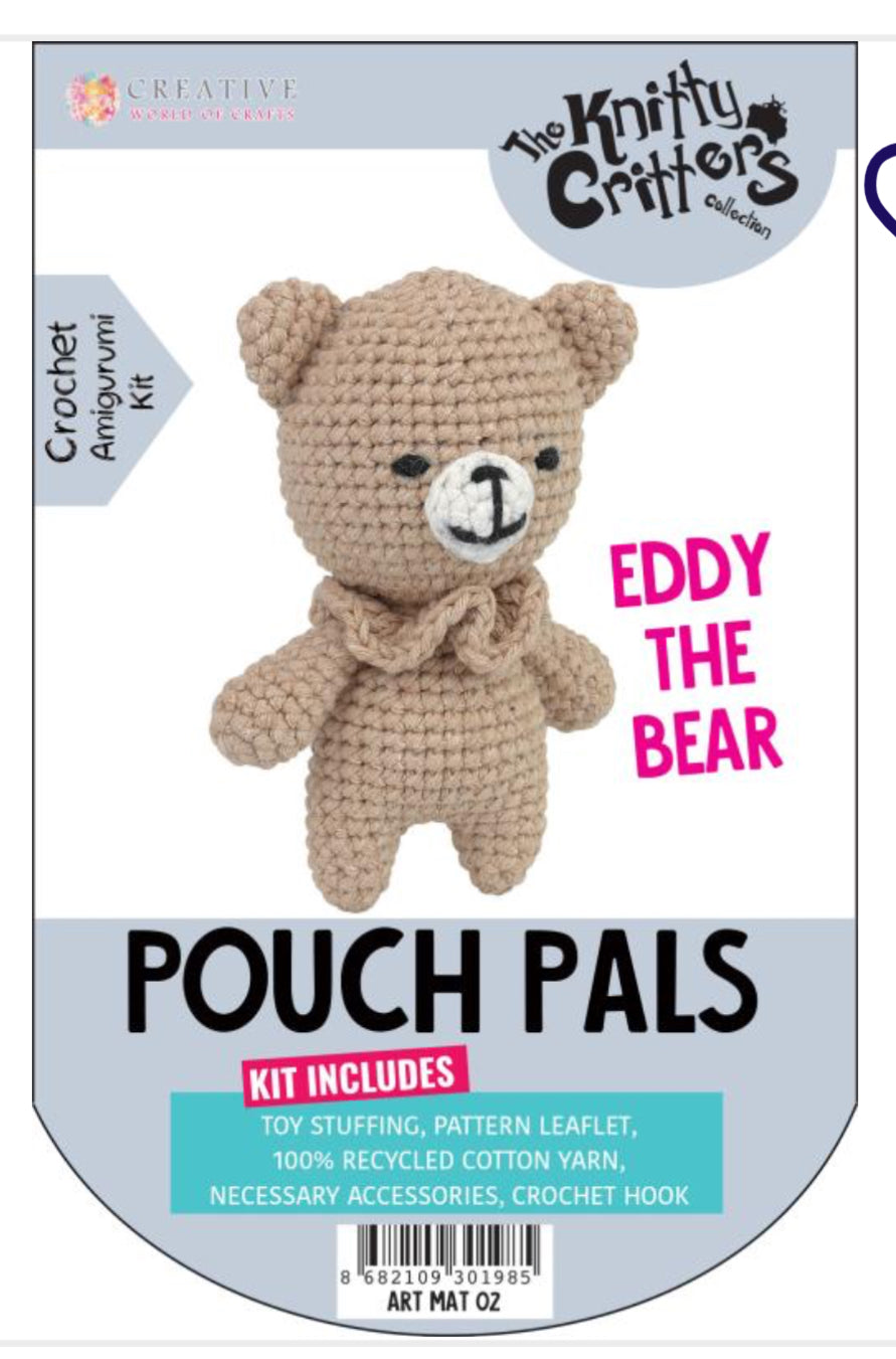 Pouch Pals (Crochet Amigurumi kit)