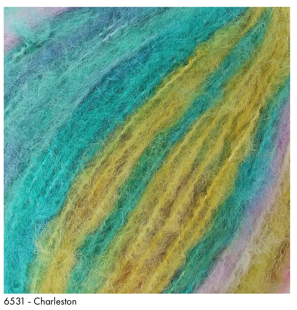 NEW! FLAIR King Cole Chunky(15%Mohair,12%Wool,15%Poly,57%Acrylic)100g HUGE YARDAGE 350yds/320M !
