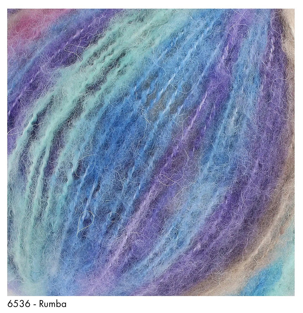 NEW! FLAIR King Cole Chunky(15%Mohair,12%Wool,15%Poly,57%Acrylic)100g HUGE YARDAGE 350yds/320M !