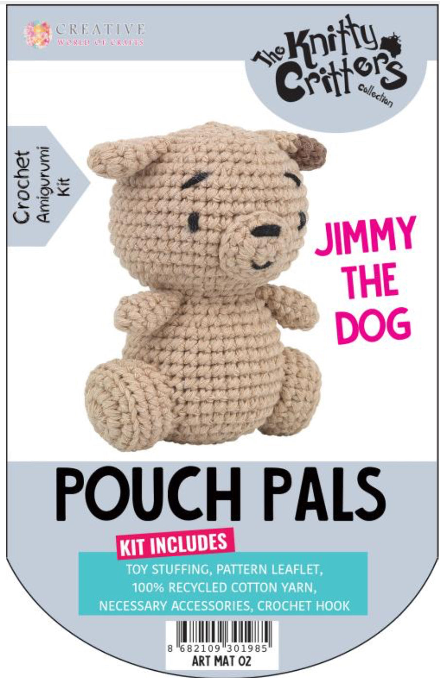 Pouch Pals (Crochet Amigurumi kit)