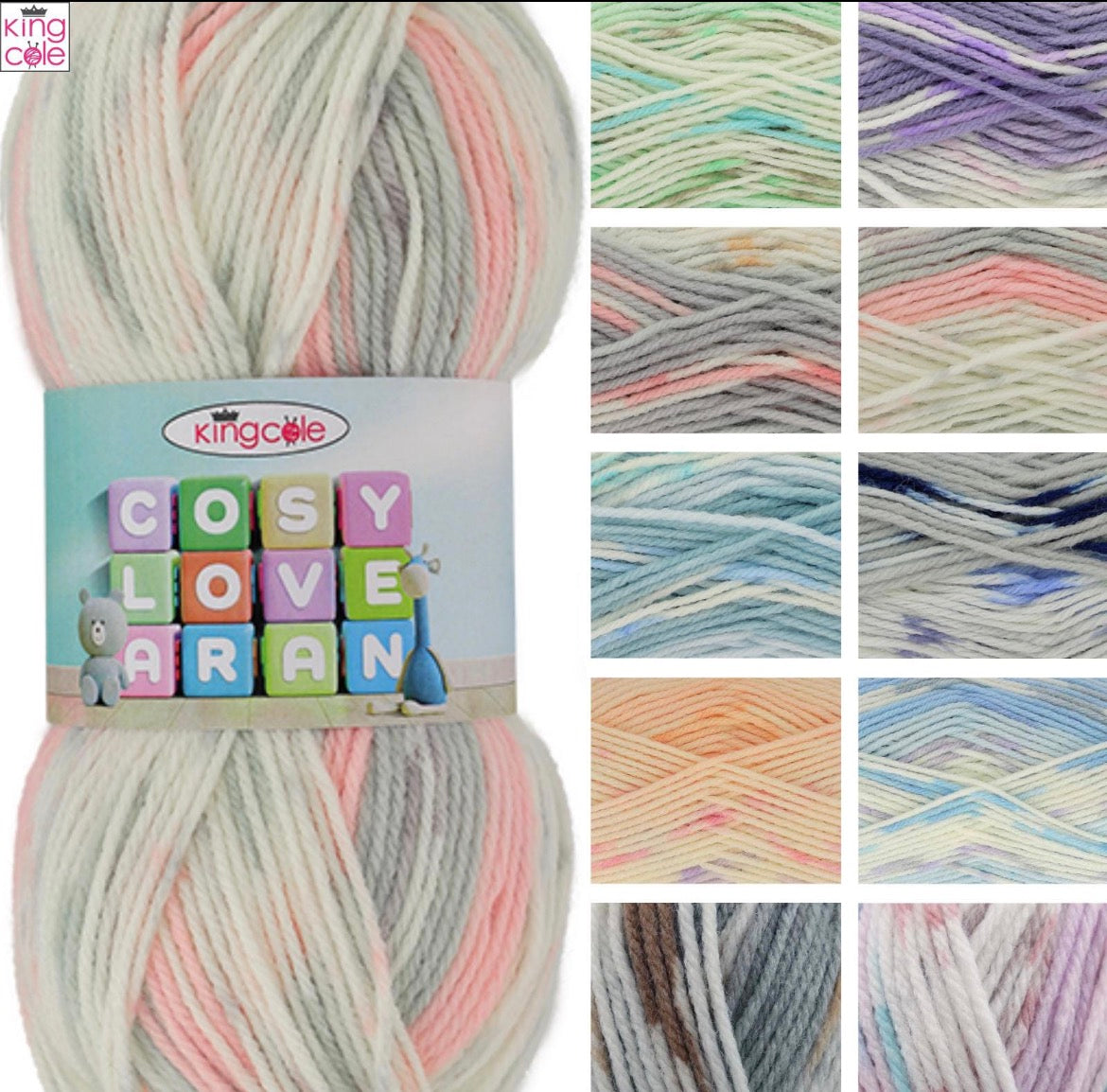 Cosy Love Aran 100g King Cole