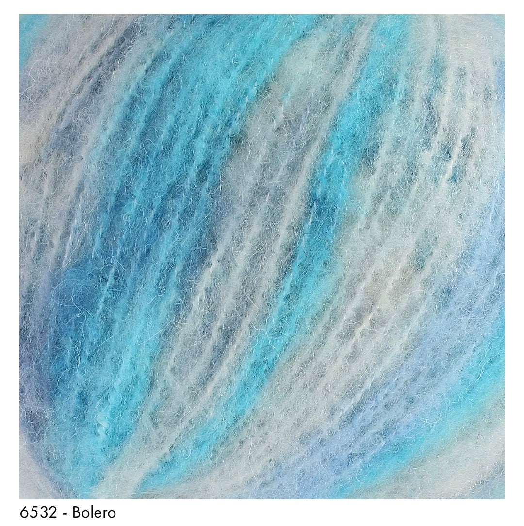 NEW! FLAIR King Cole Chunky(15%Mohair,12%Wool,15%Poly,57%Acrylic)100g HUGE YARDAGE 350yds/320M !