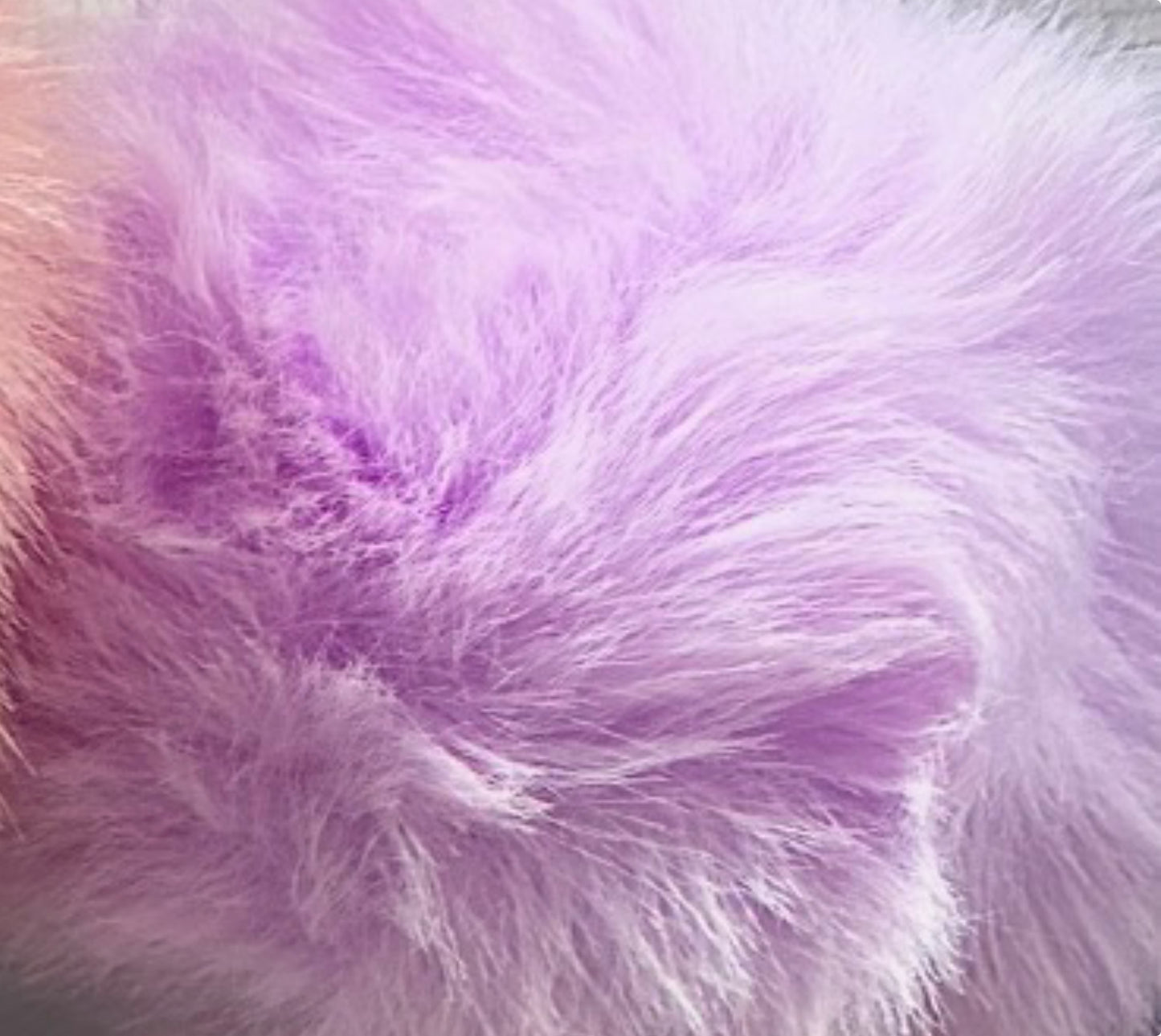 Fluffy Pom Pom Faux with ribbon