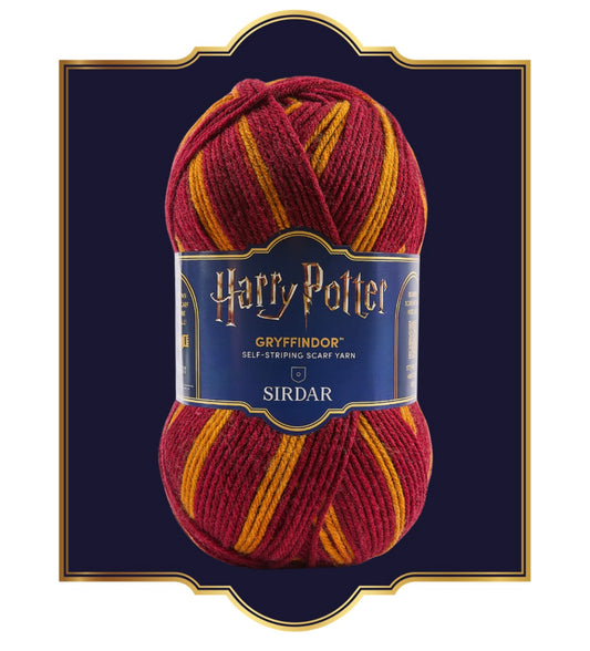 Harry Potter-Chunky 300g Self Striping Scarf Yarn( free pattern instruction on the label)