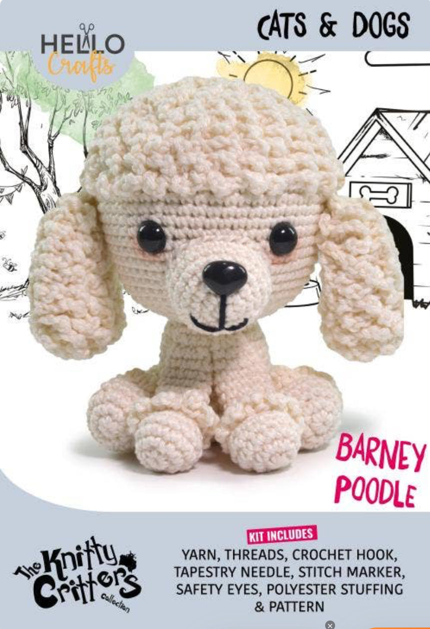 Knitty Critters - Pets - Barney Poodle