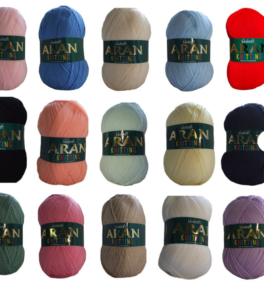 Woolcraft - 400G (Aran)100% Acrylic