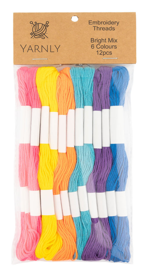 Embroidery Threads (12pcs)Yarnly