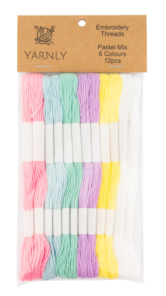 Embroidery Threads (12pcs)Yarnly
