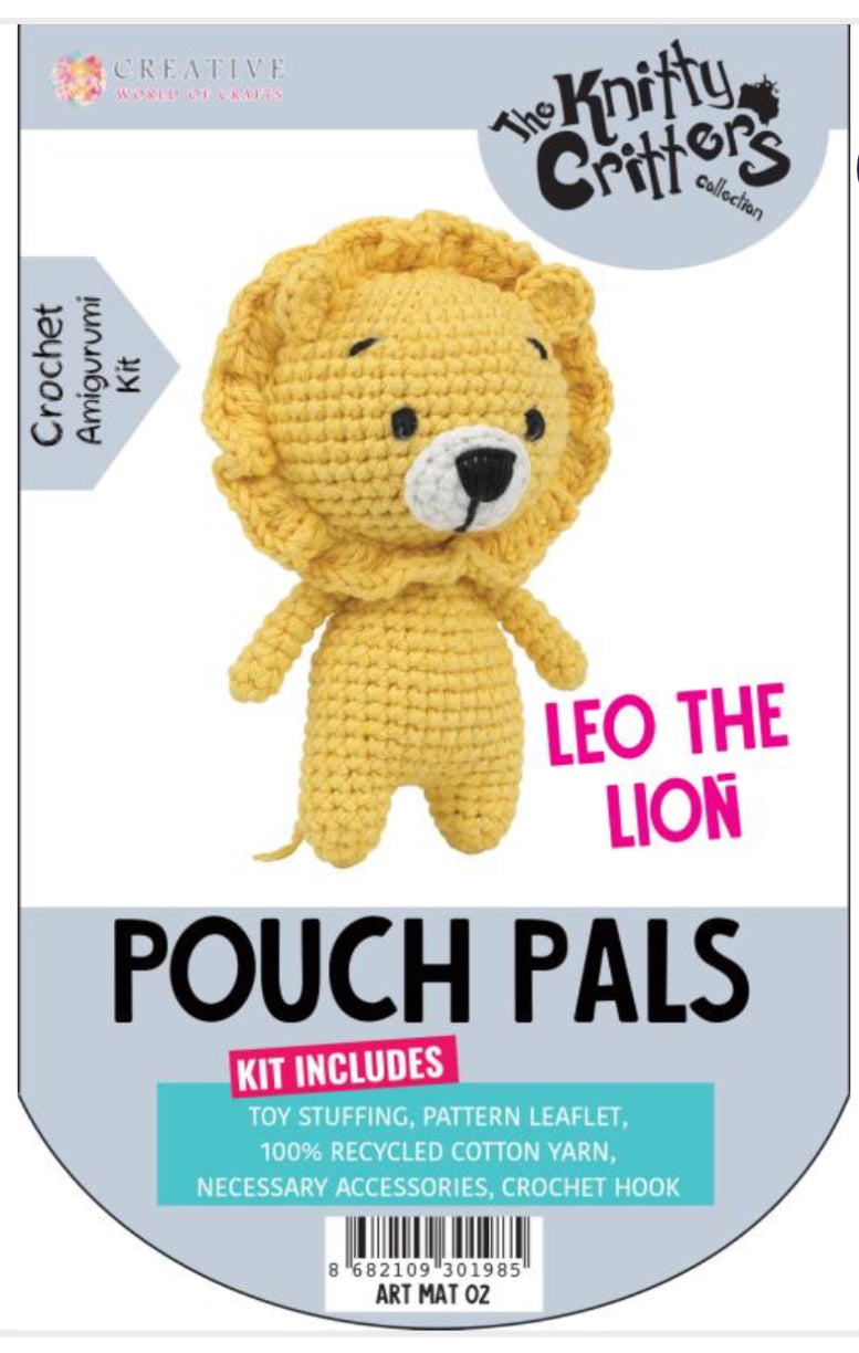 Pouch Pals (Crochet Amigurumi kit)