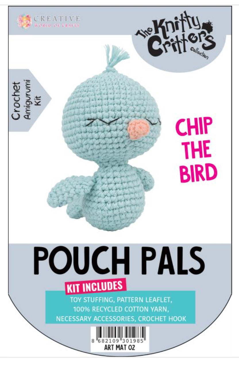 Pouch Pals (Crochet Amigurumi kit)