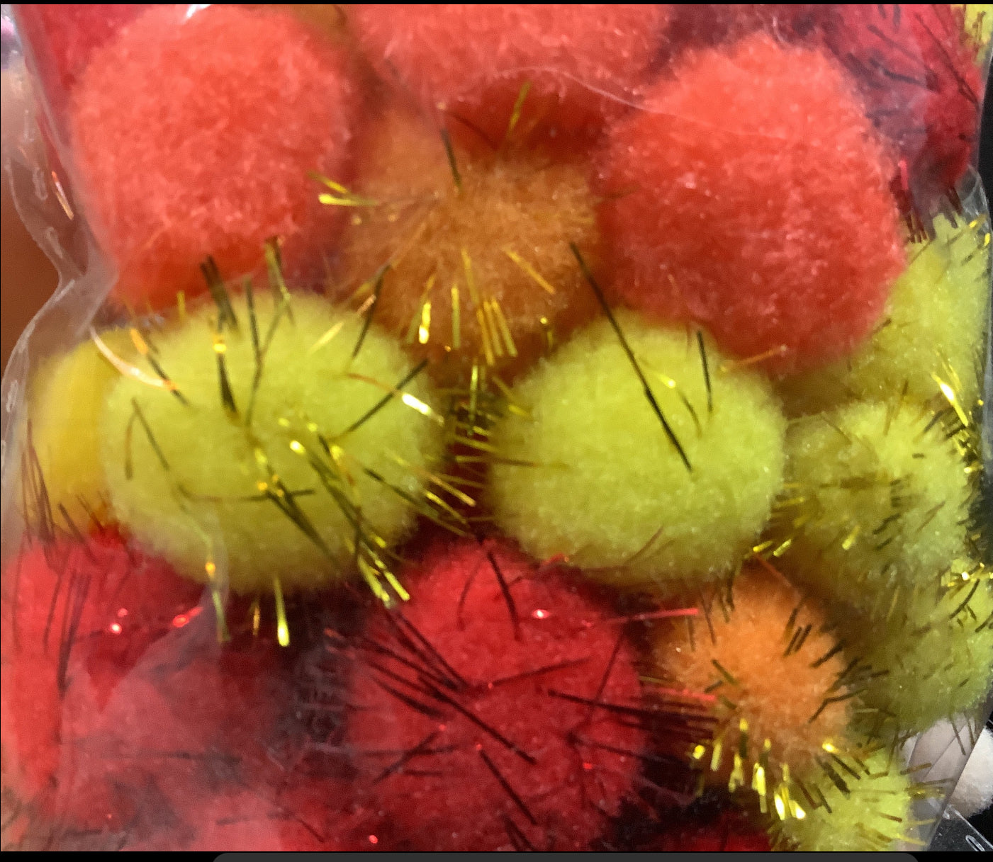 Pom Pom Deco Sparkle & Plain Mix
