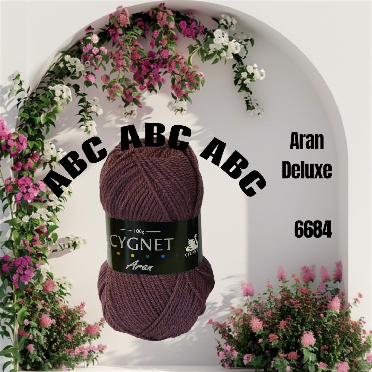 Cygnet Deluxe Aran 100g